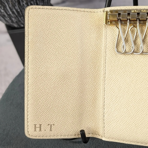 Louis Vuitton Damier Azur Multicles 6 Key Case wallet LV AUTHENTIC *FIRM PRICE* - Picture 9 of 16